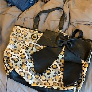 Leopard purse Betsy Johnson